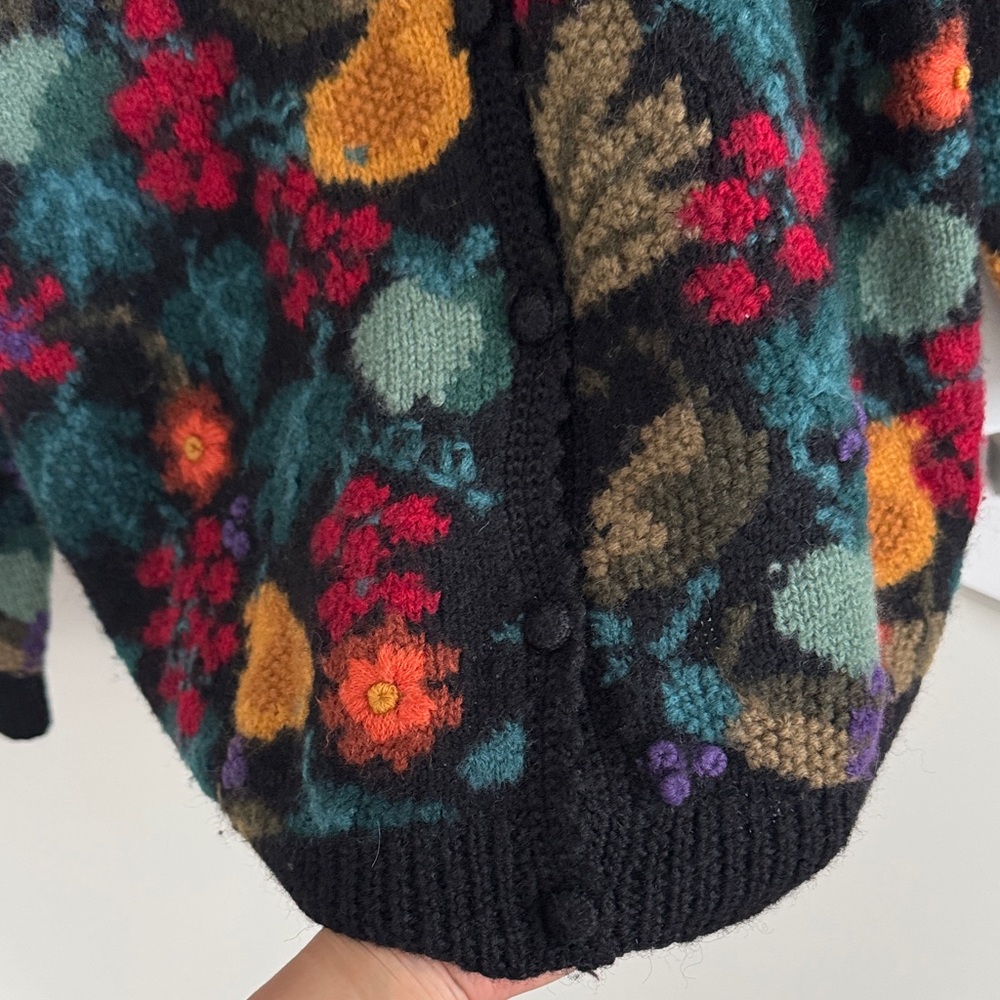 VINTAGE Signatures by Northern Isles womens vintage wool sweater size M - Picture 5 of 11